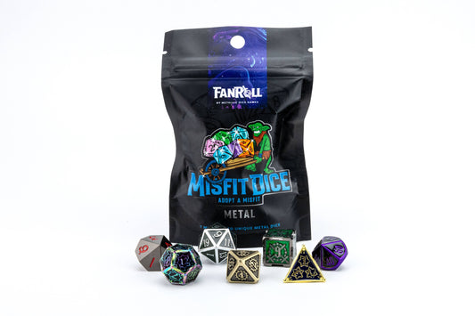 Misfit METAL Dice Set: Adopt A Misfit