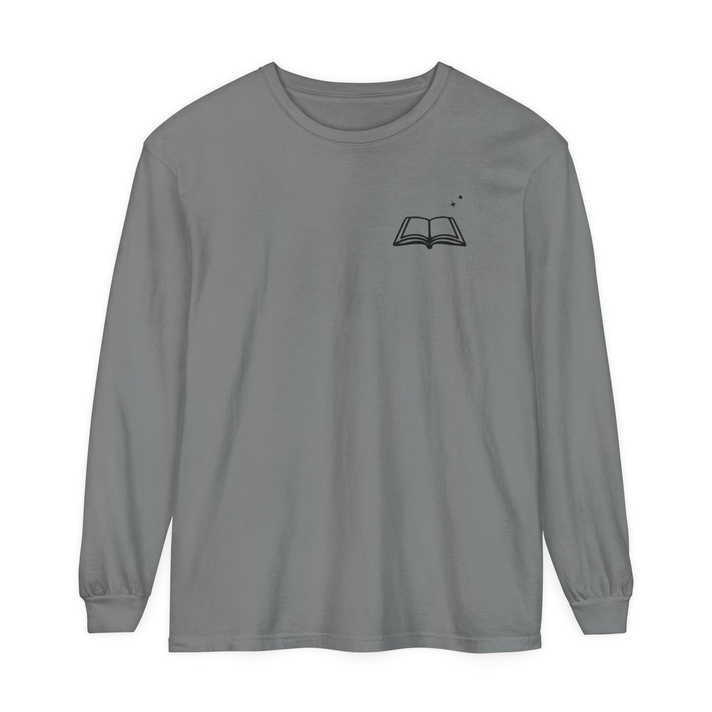 Shh I'm Reading - Unisex Garment-dyed Long Sleeve T-Shirt