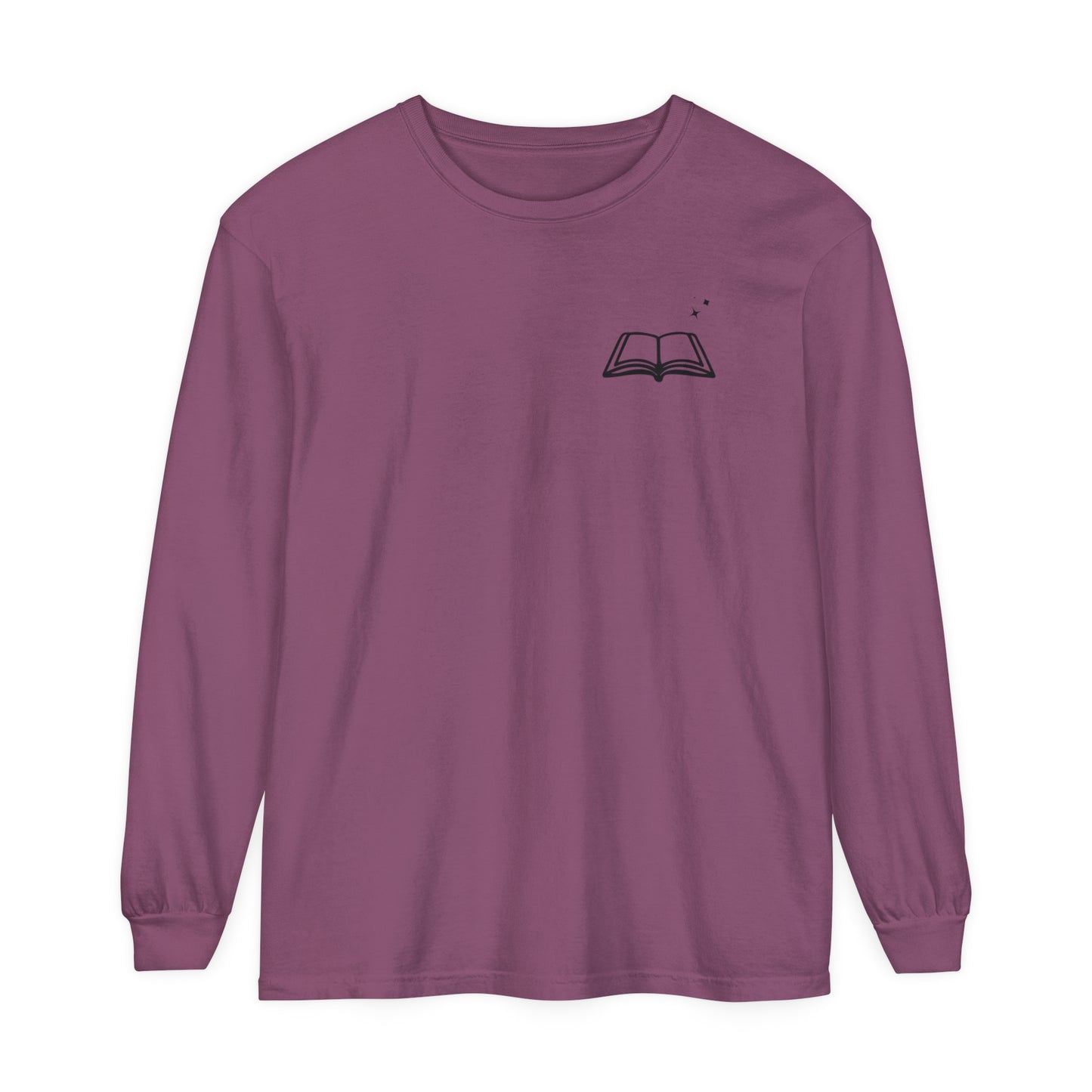 Shh I'm Reading - Unisex Garment-dyed Long Sleeve T-Shirt
