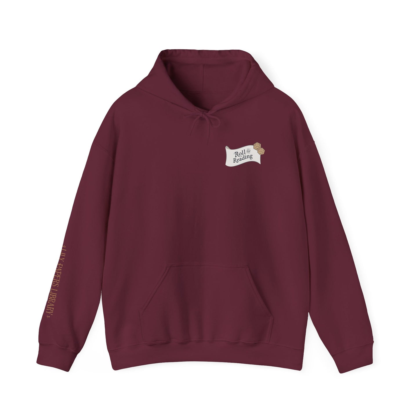 Roll for Reading Logo - Unisex Heavy Blend™ Hoodie - Cozy & Fun Sweatshirt