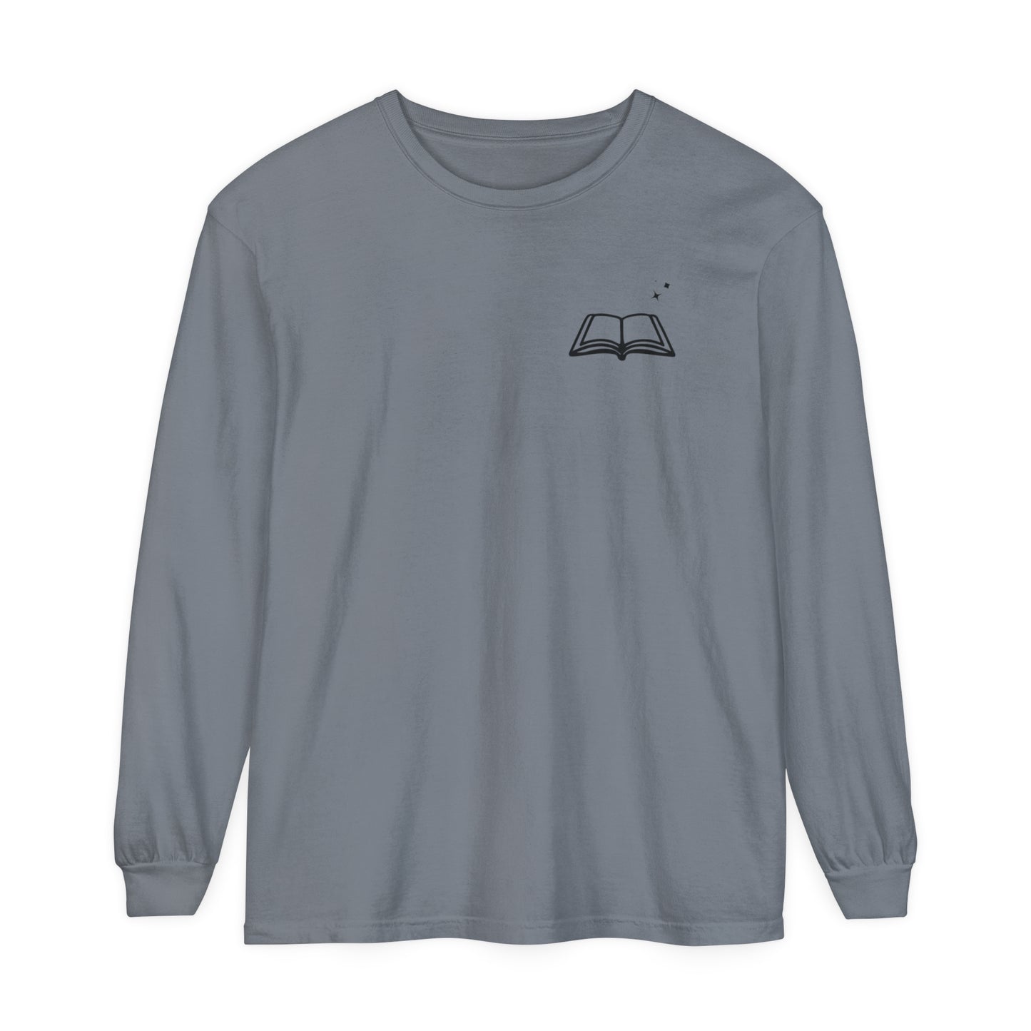 Shh I'm Reading - Unisex Garment-dyed Long Sleeve T-Shirt
