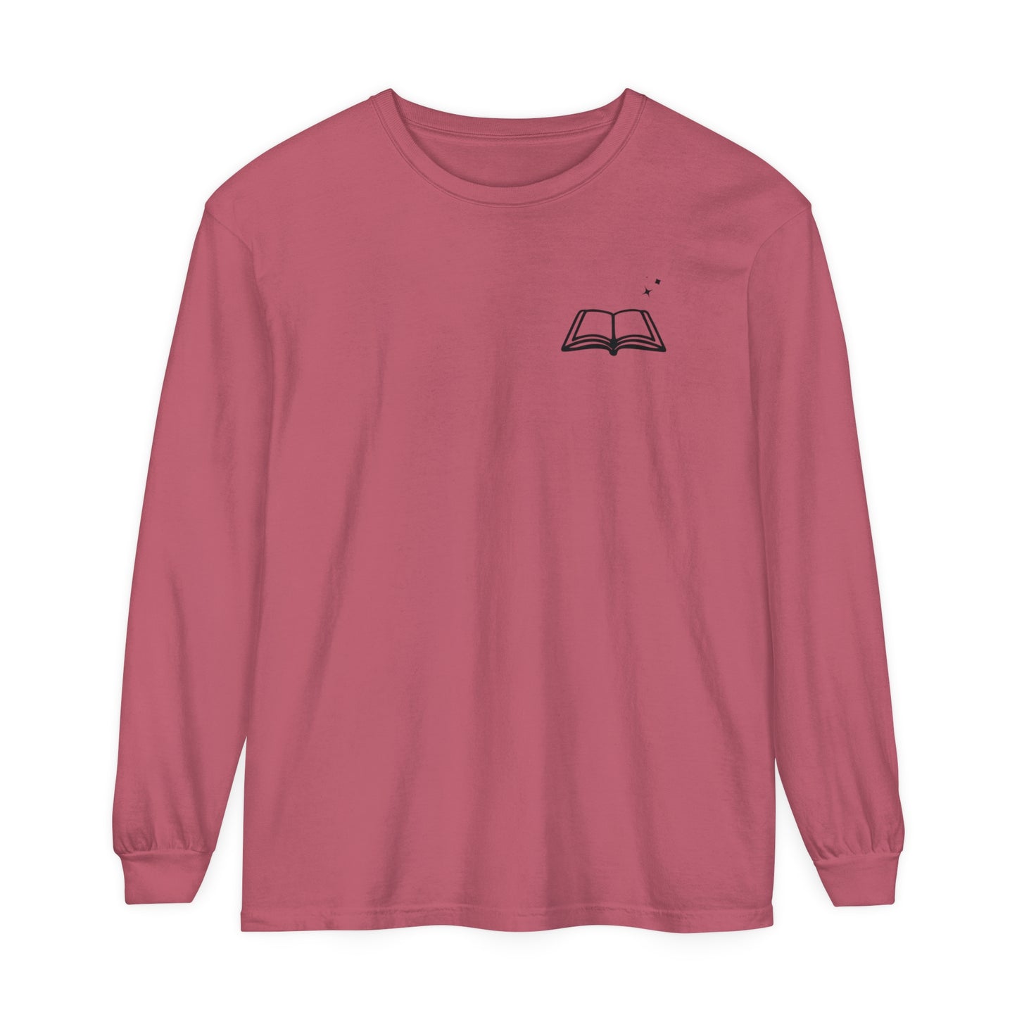 Shh I'm Reading - Unisex Garment-dyed Long Sleeve T-Shirt