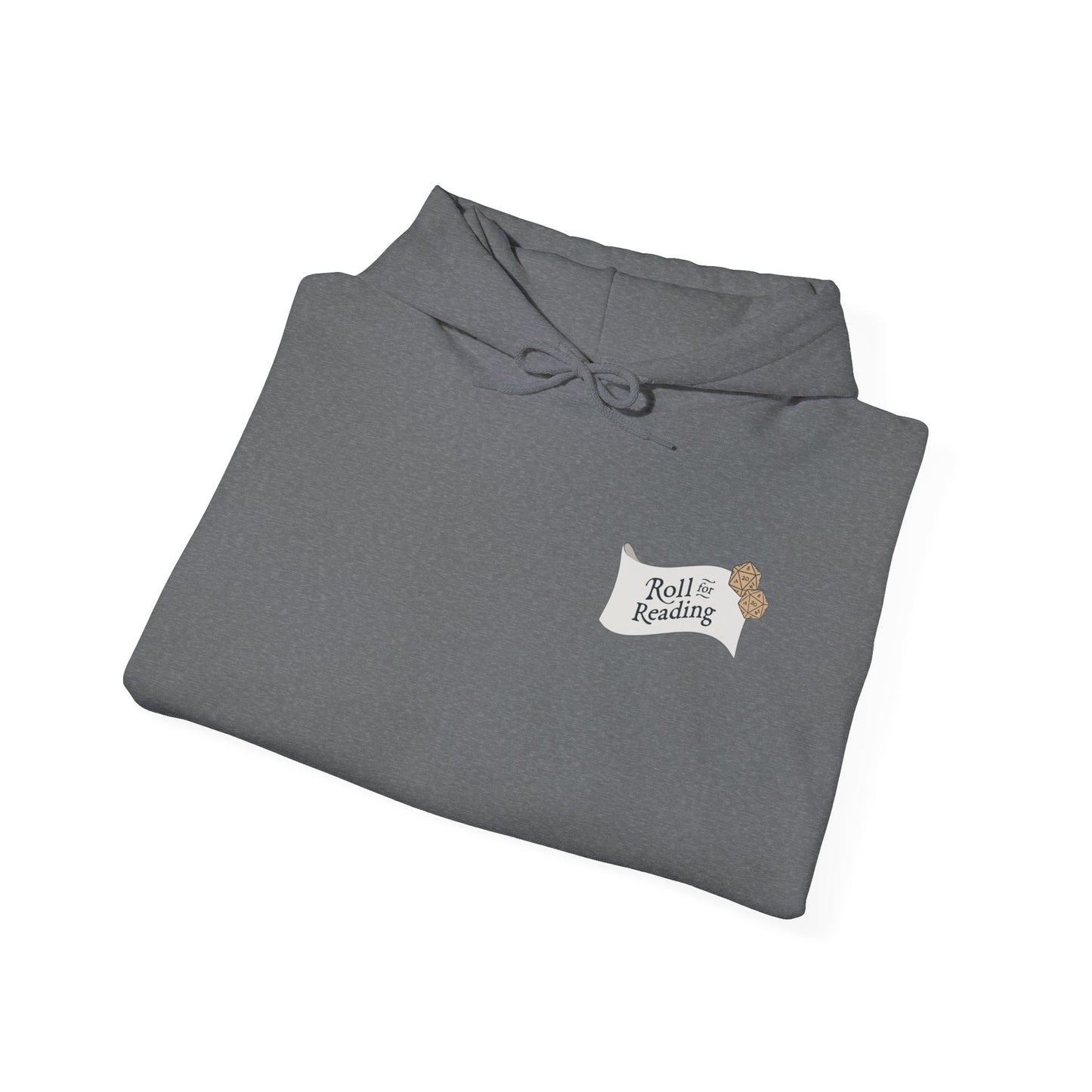 Roll for Reading Logo - Unisex Heavy Blend™ Hoodie - Cozy & Fun Sweatshirt