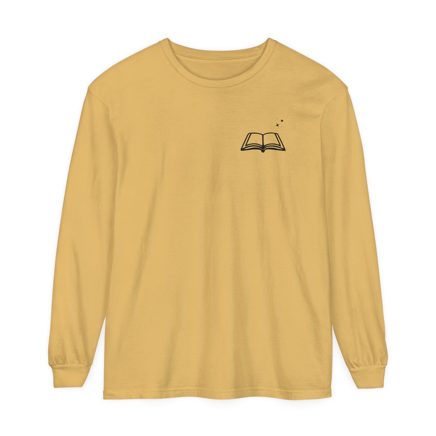 Shh I'm Reading - Unisex Garment-dyed Long Sleeve T-Shirt