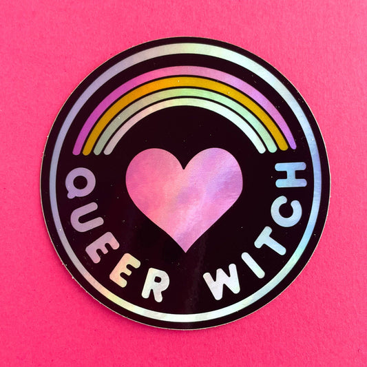 Queer Witch Holographic Sticker