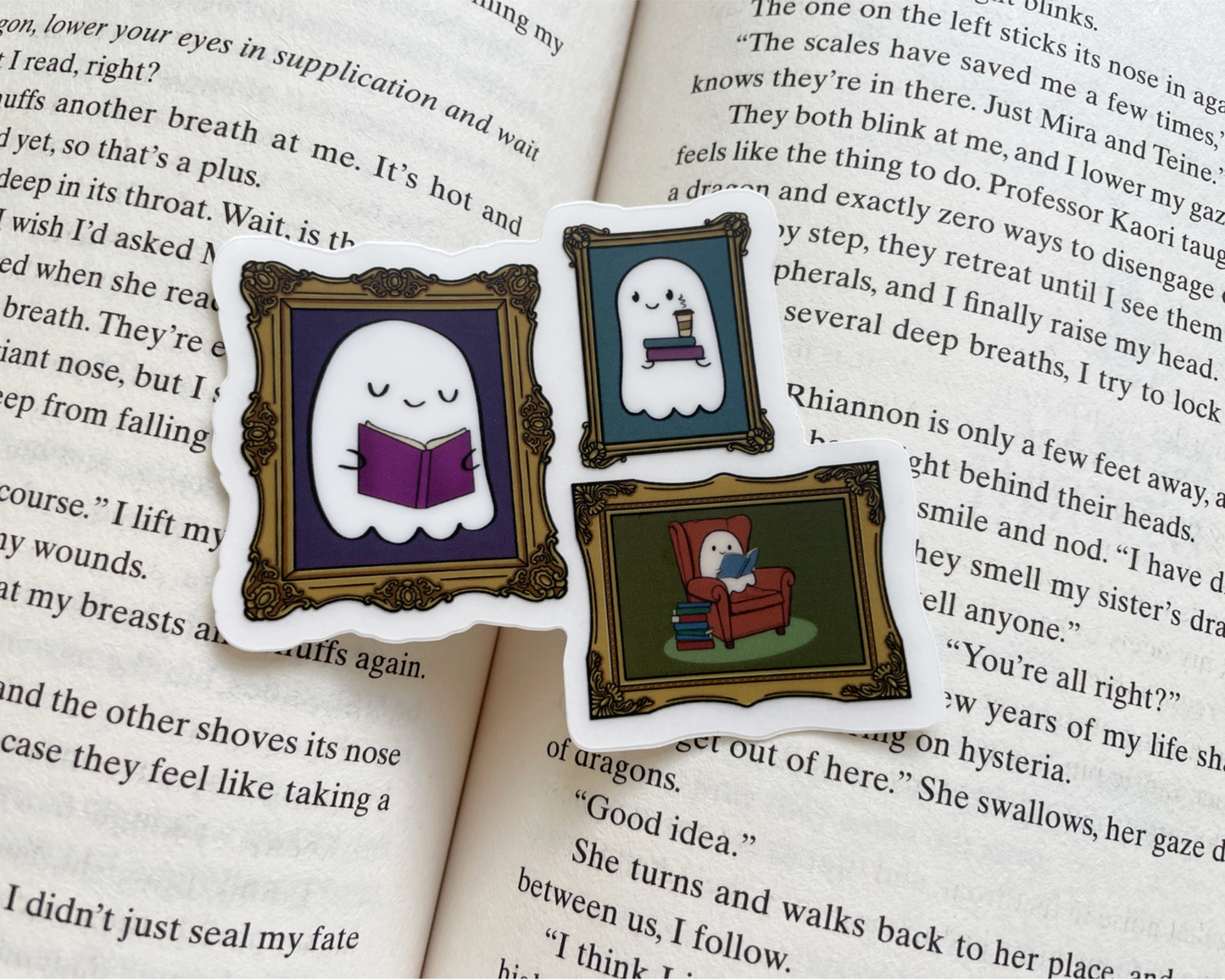 Ghostly Gallery Vinyl Sticker