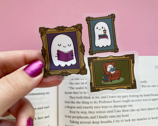 Ghostly Gallery Vinyl Sticker
