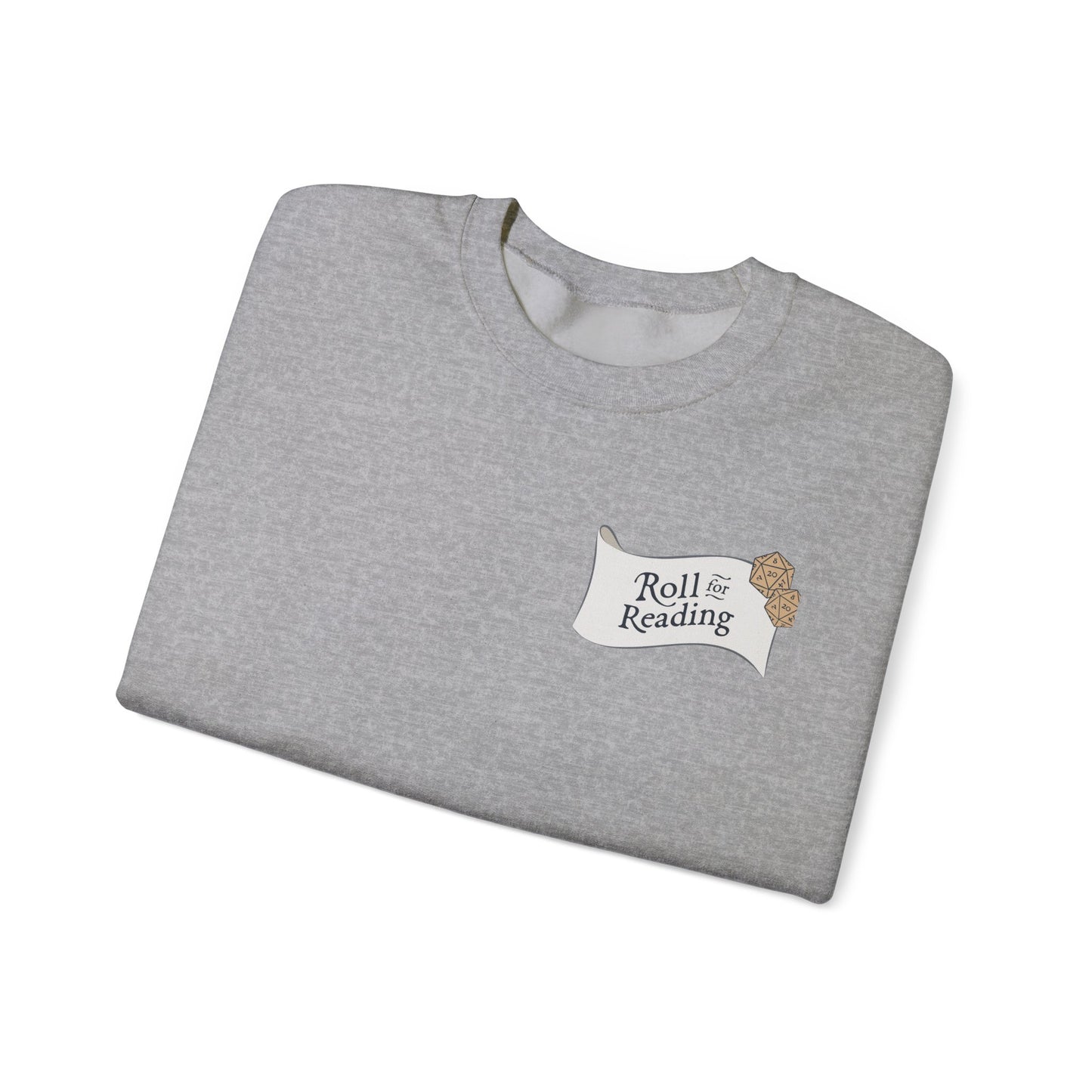 Roll for Reading Logo - Unisex Heavy Blend™ Crewneck Sweatshirt