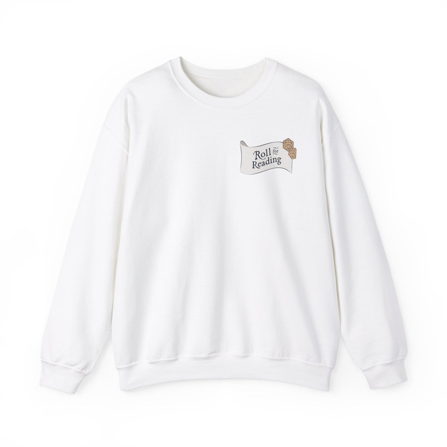 Roll for Reading Logo - Unisex Heavy Blend™ Crewneck Sweatshirt