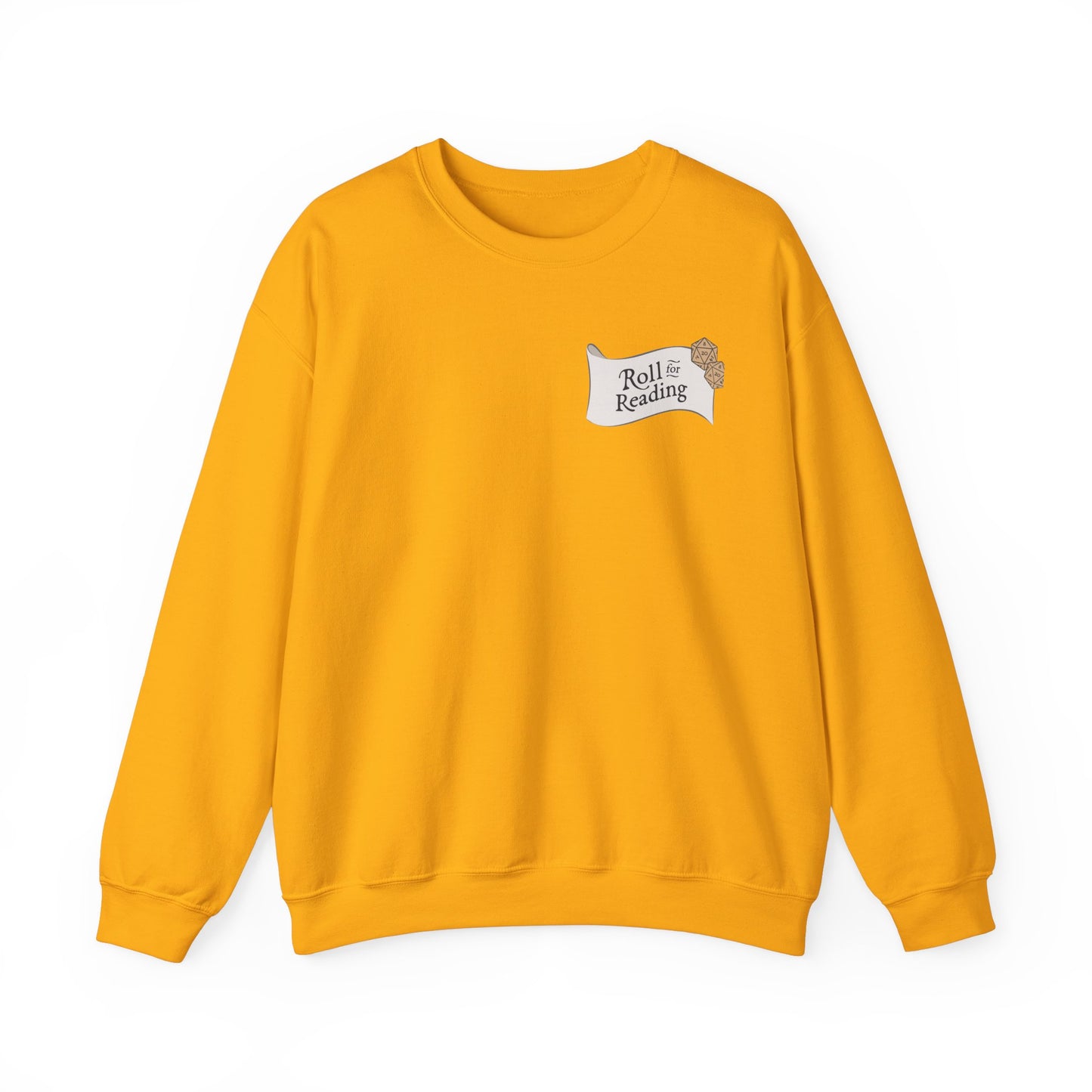 Roll for Reading Logo - Unisex Heavy Blend™ Crewneck Sweatshirt