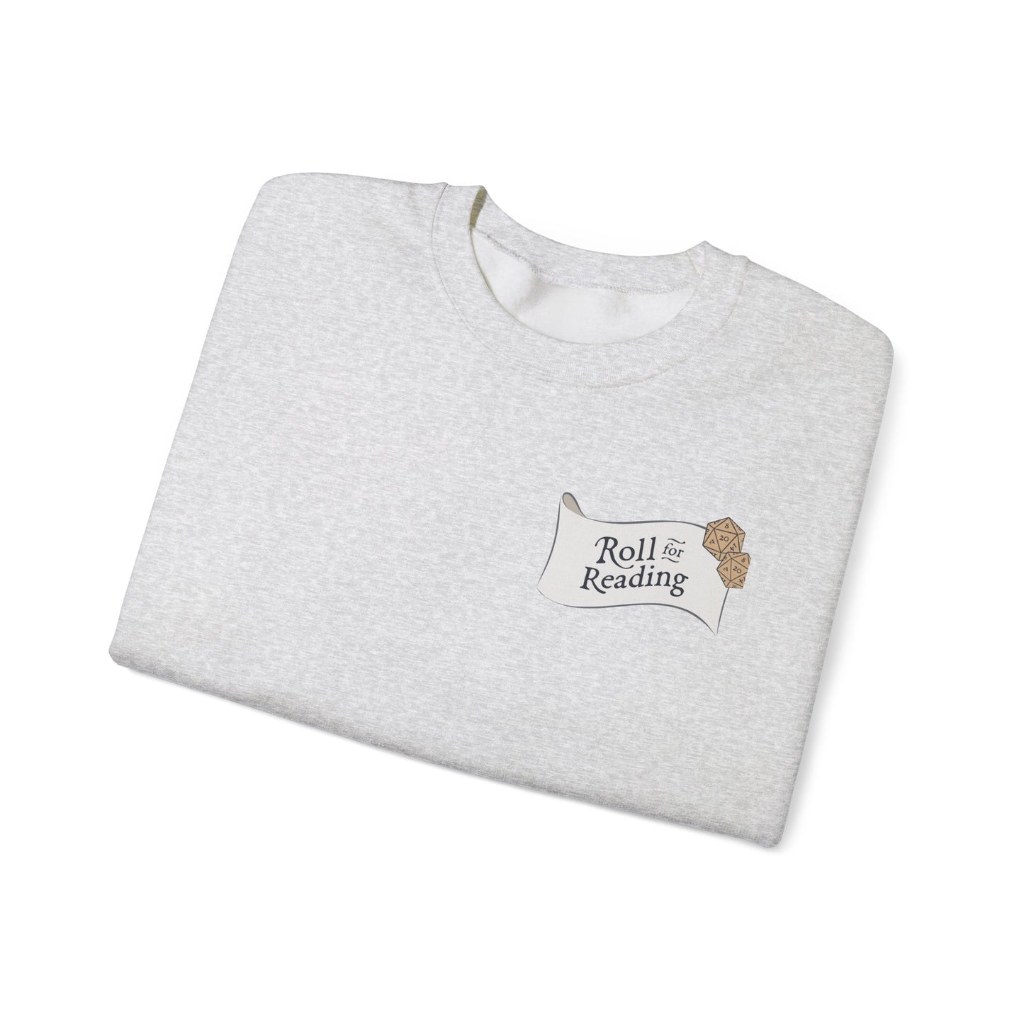 Roll for Reading Logo - Unisex Heavy Blend™ Crewneck Sweatshirt