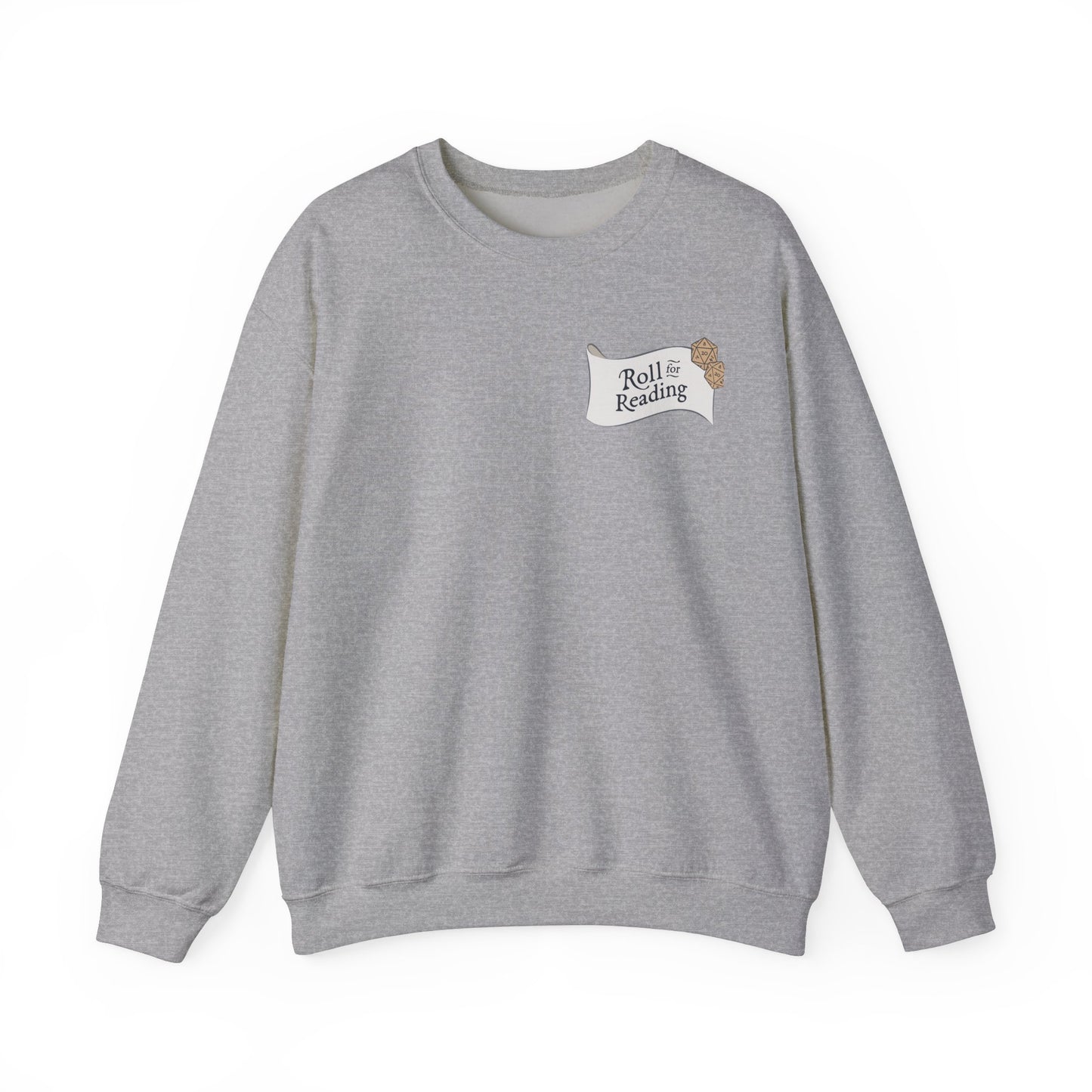 Roll for Reading Logo - Unisex Heavy Blend™ Crewneck Sweatshirt