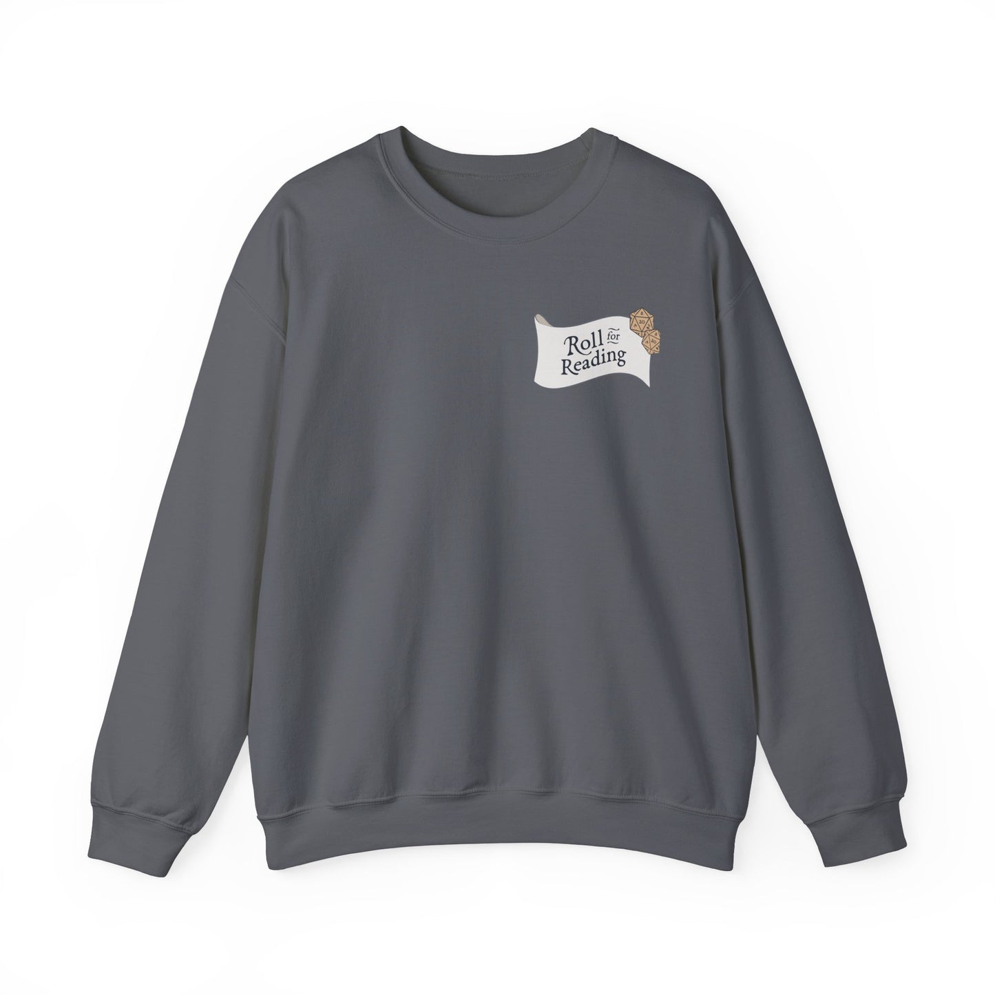 Roll for Reading Logo - Unisex Heavy Blend™ Crewneck Sweatshirt