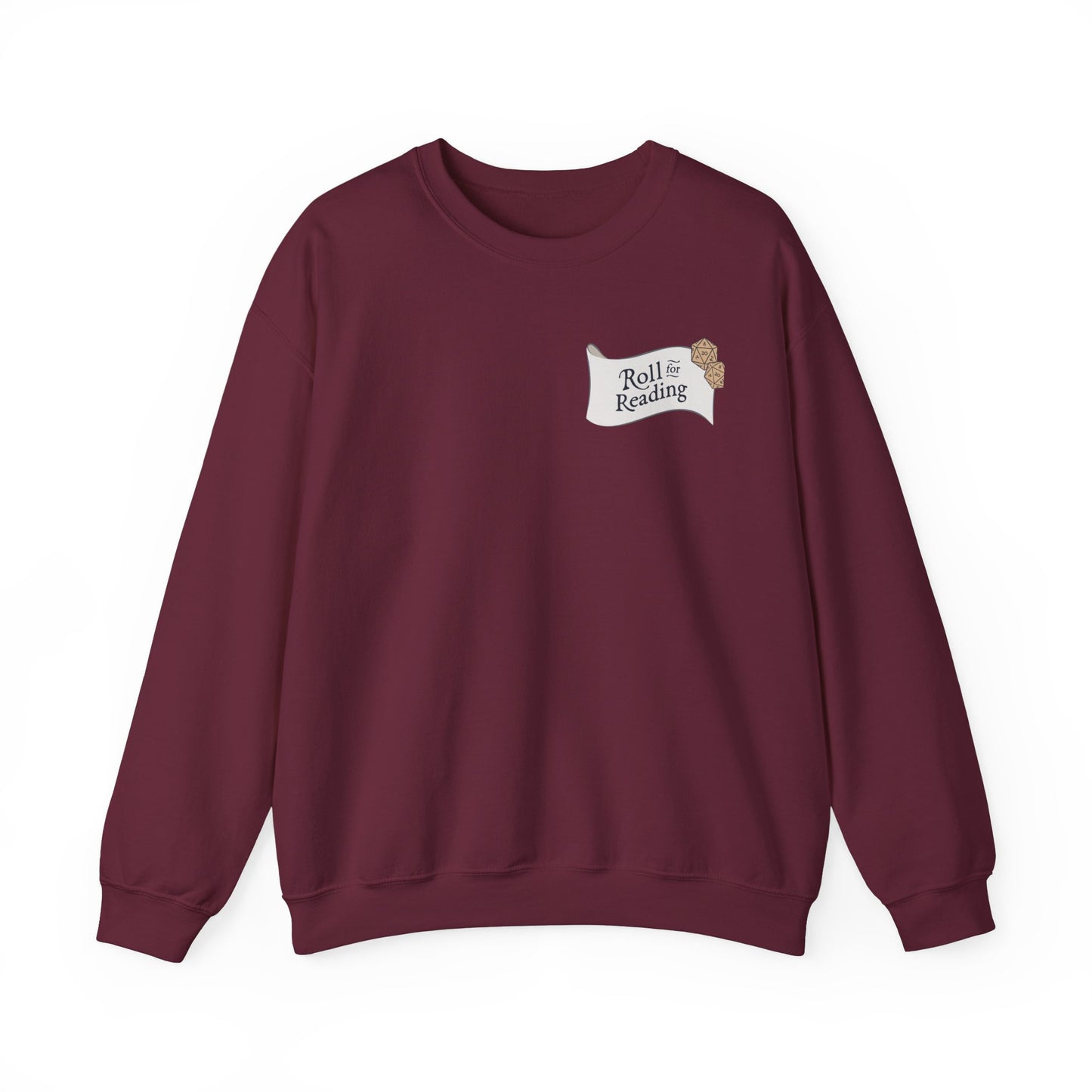 Roll for Reading Logo - Unisex Heavy Blend™ Crewneck Sweatshirt