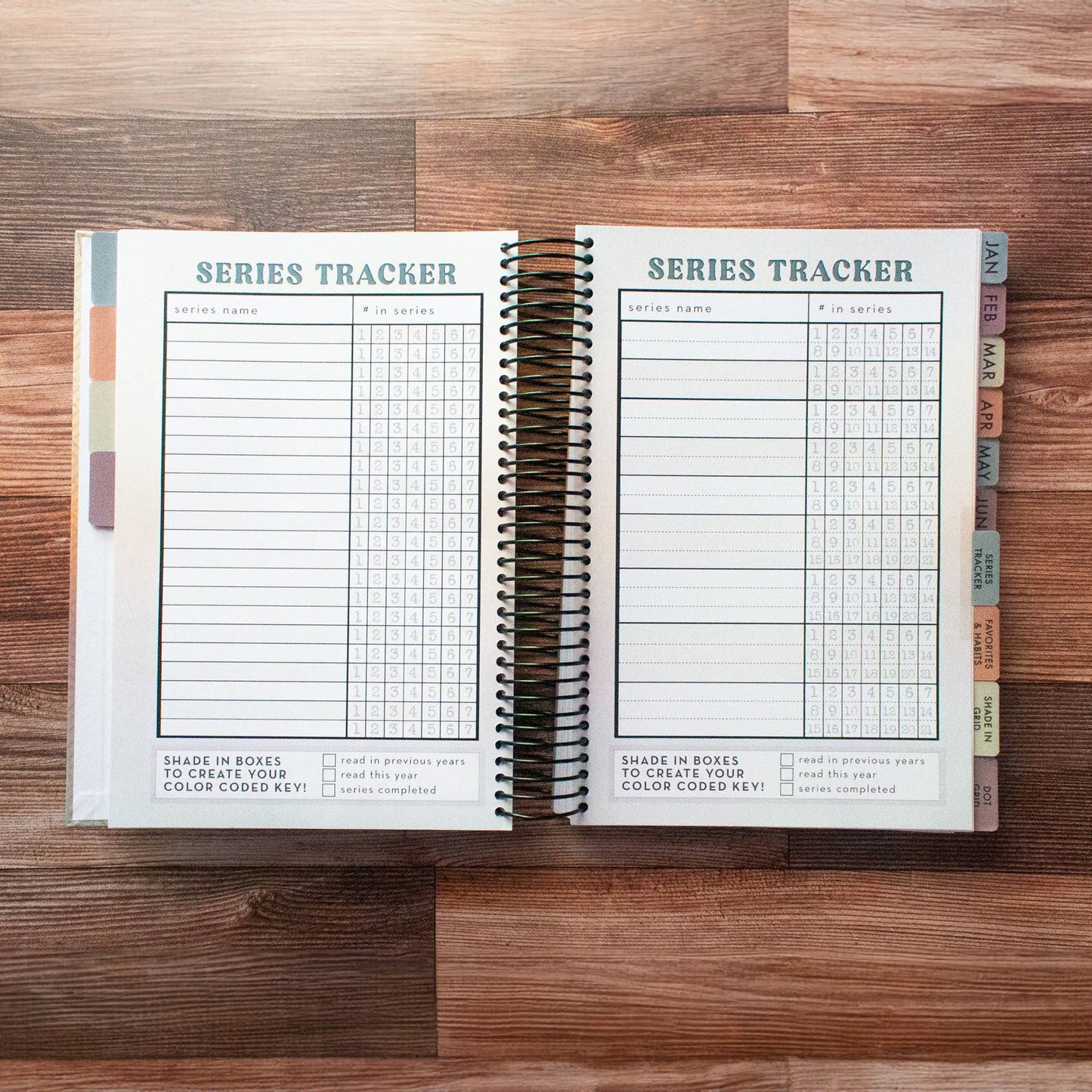 2025 Reading Tracker Notebook/Log