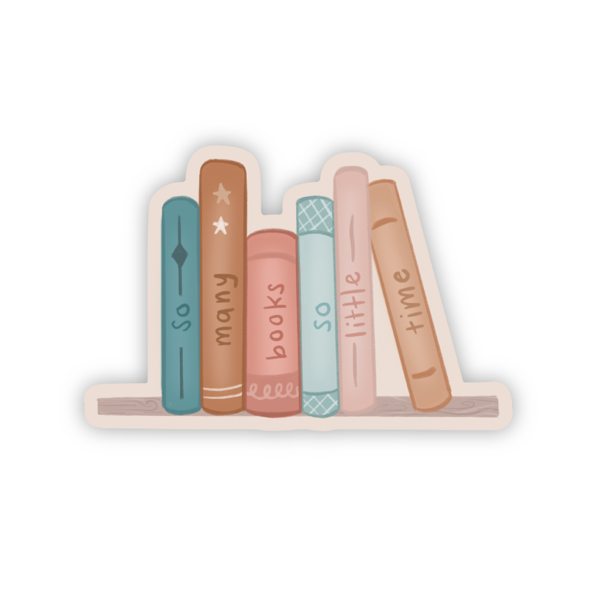 Library Copy Book Sticker So Many Books So Little Time Sticker for Book Lovers – Lily Papers Library