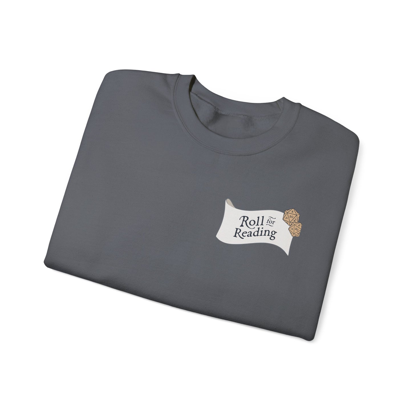 Roll for Reading Logo - Unisex Heavy Blend™ Crewneck Sweatshirt