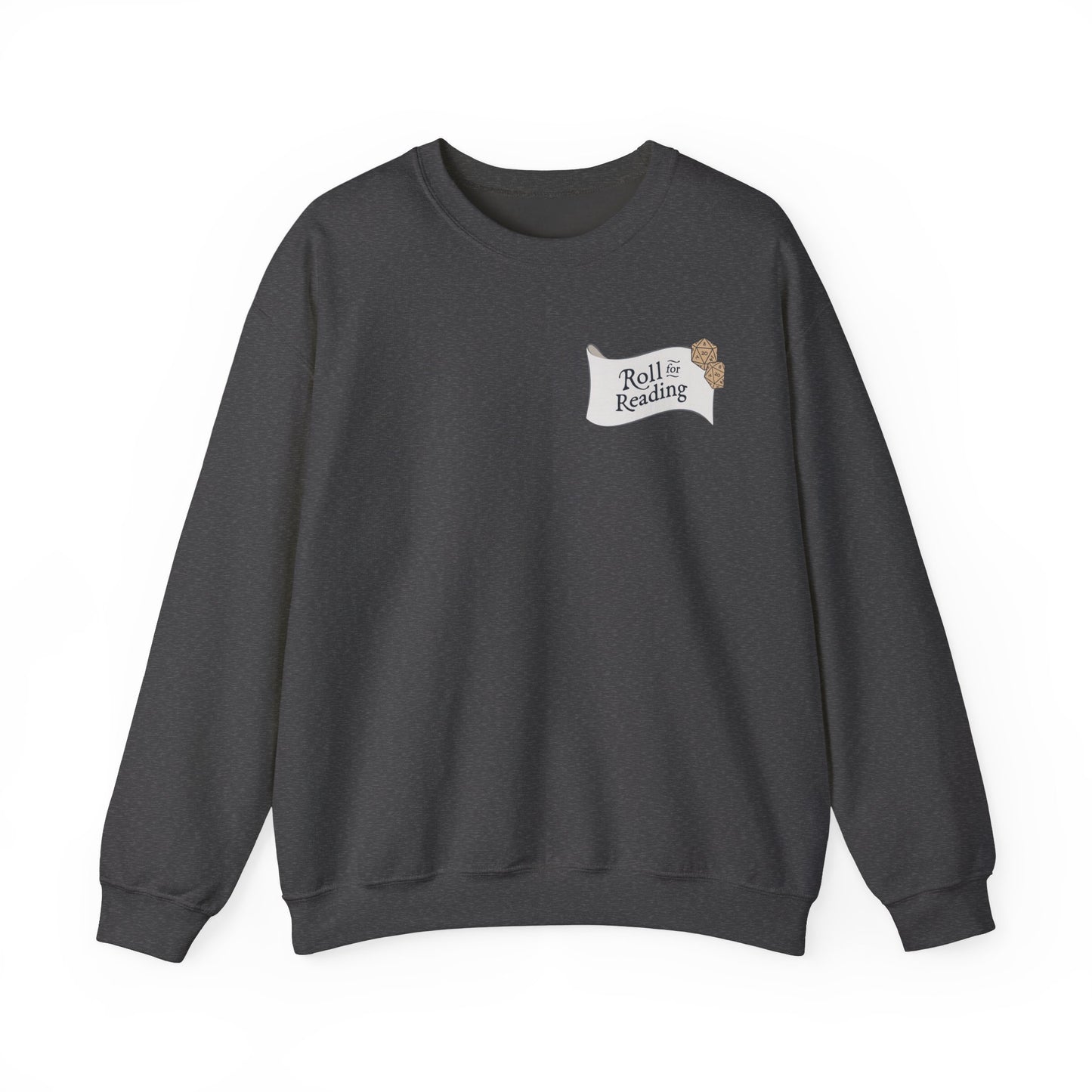 Roll for Reading Logo - Unisex Heavy Blend™ Crewneck Sweatshirt