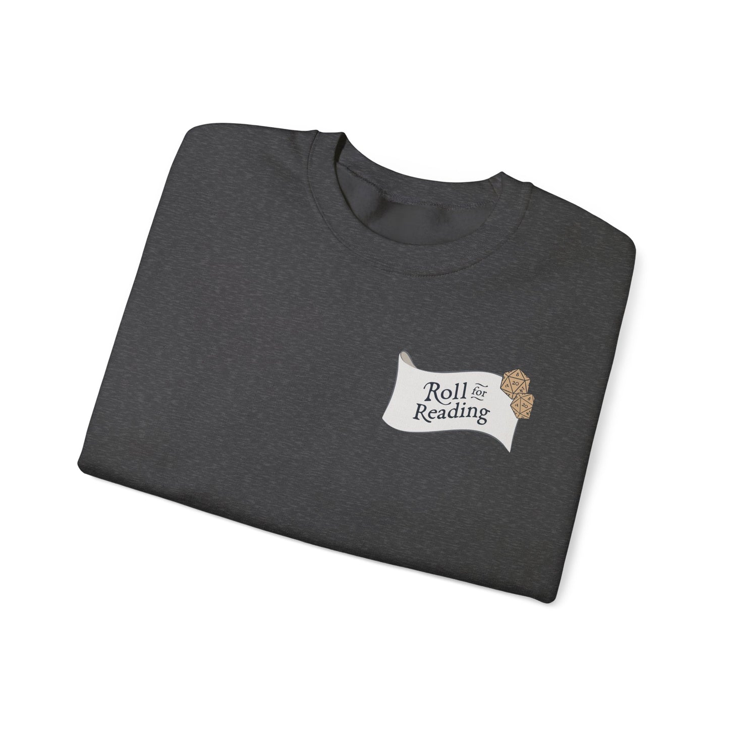 Roll for Reading Logo - Unisex Heavy Blend™ Crewneck Sweatshirt