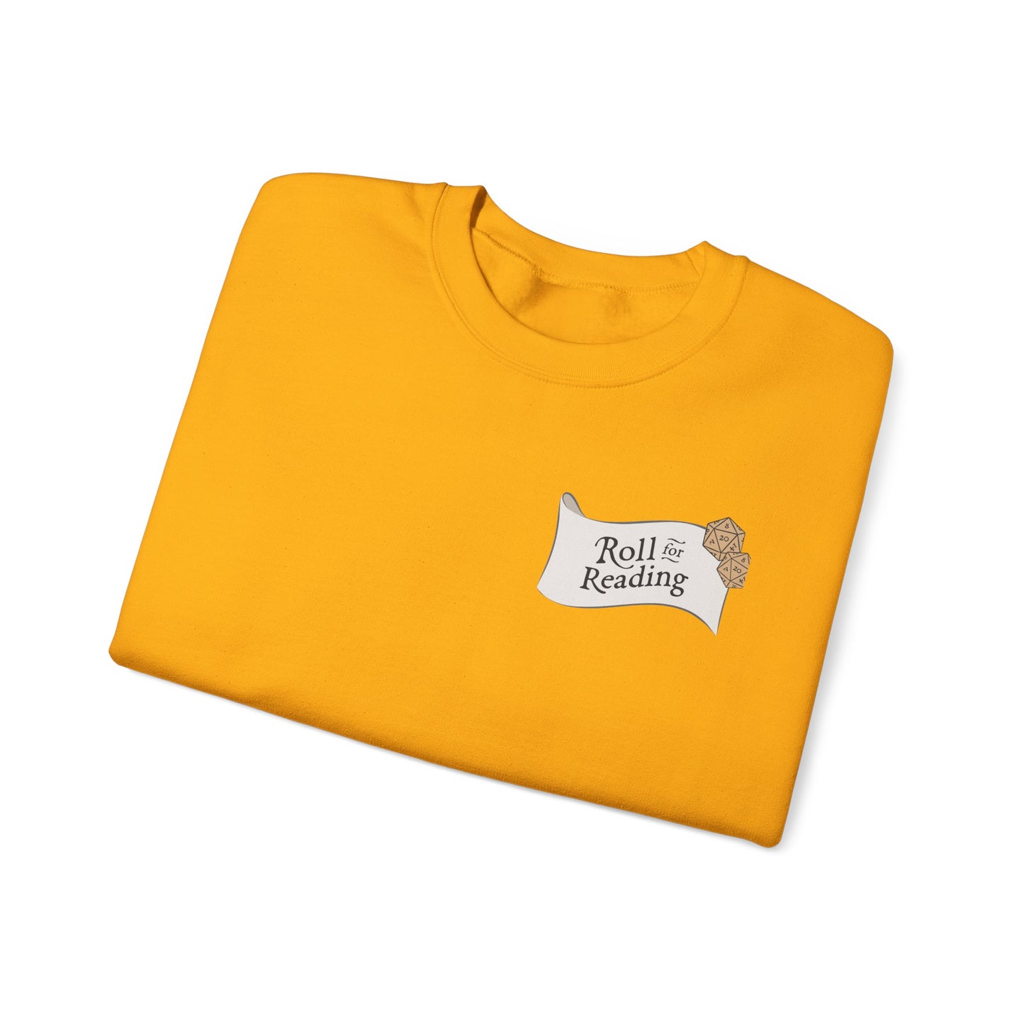 Roll for Reading Logo - Unisex Heavy Blend™ Crewneck Sweatshirt