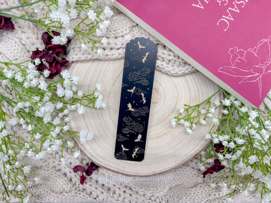 Scalloped Top Dragons - Acrylic Bookmark