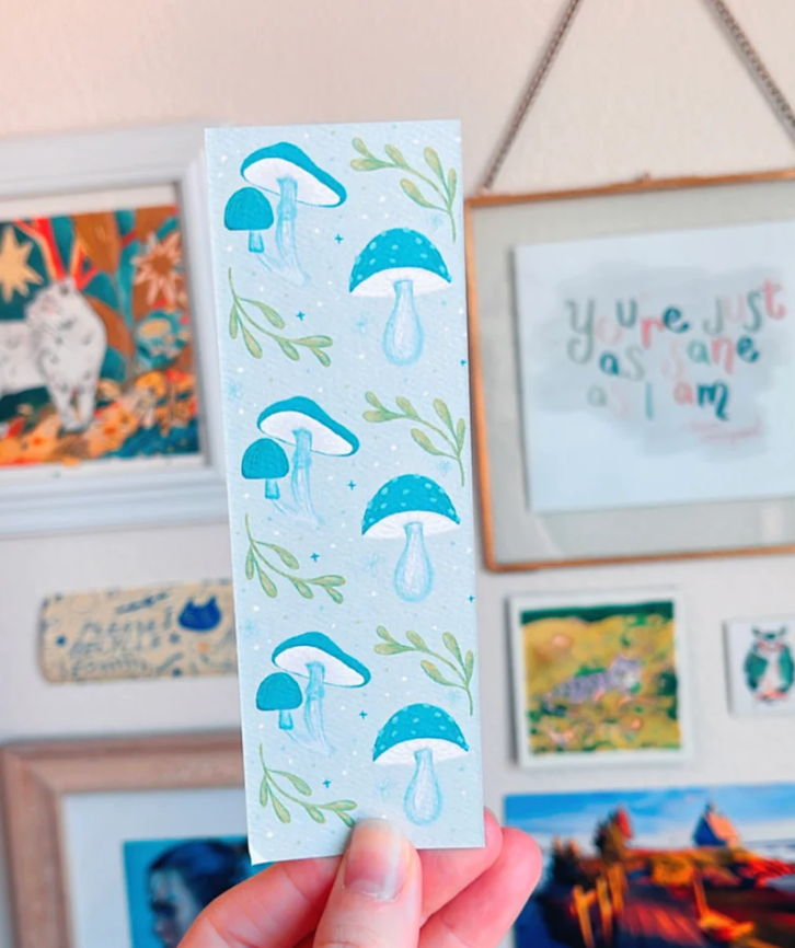 Cottagecore Mushroom Bookmark