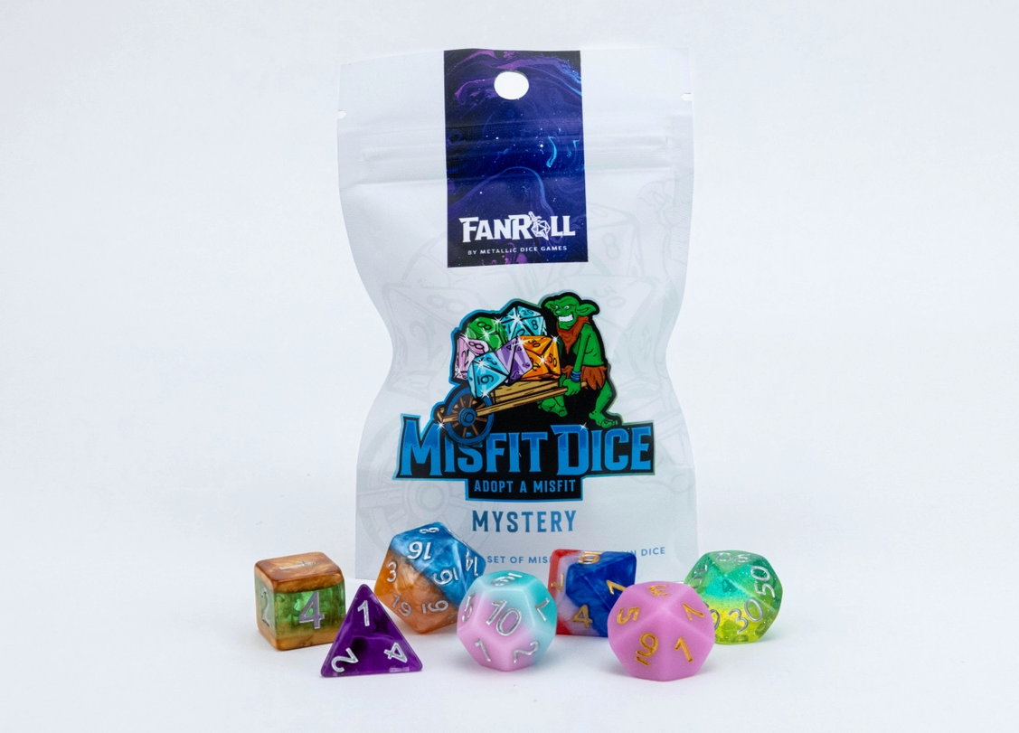 Misfit Resin Dice Set: Adopt a Misfit Blind Pack