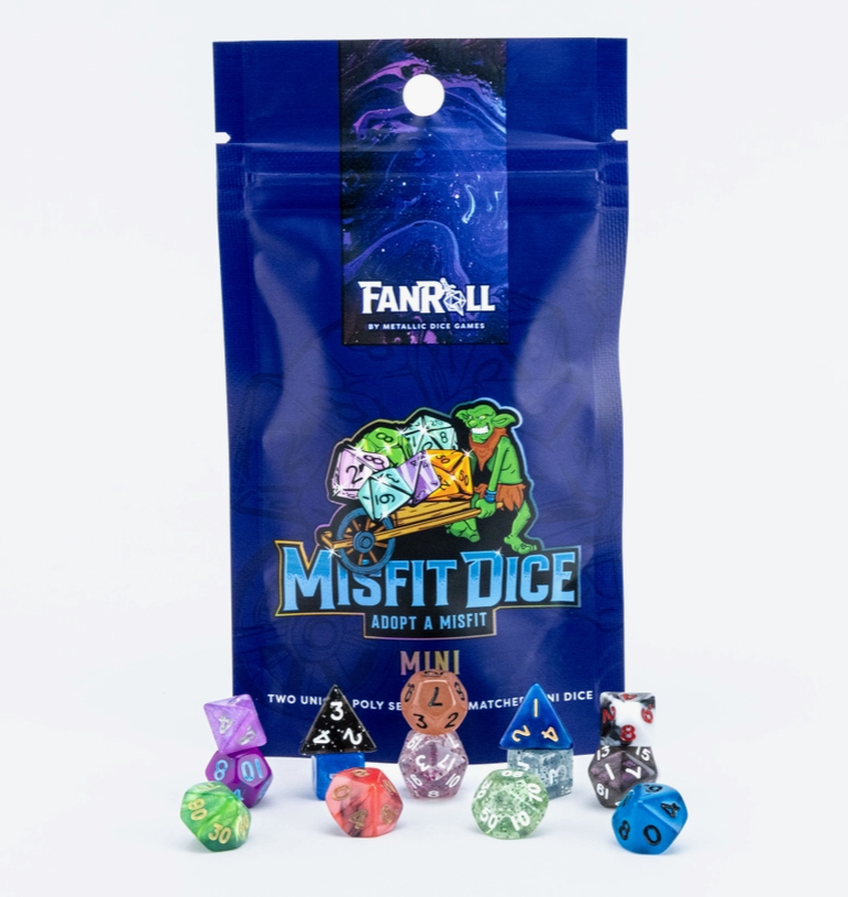 Misfit Mini Dice: Adopt a Misfit Blind Pack (2 Sets) – Lily Papers Library