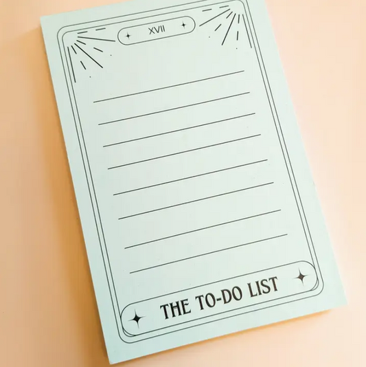 The To-Do List Tarot Card Notepad