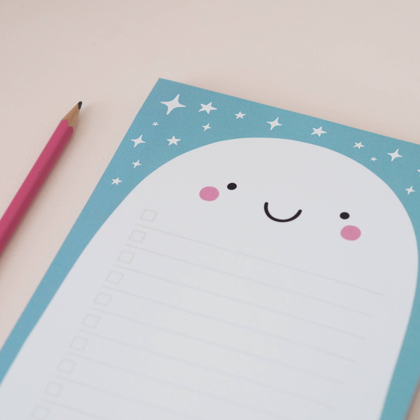 Ghost To Do List Notepad - A5