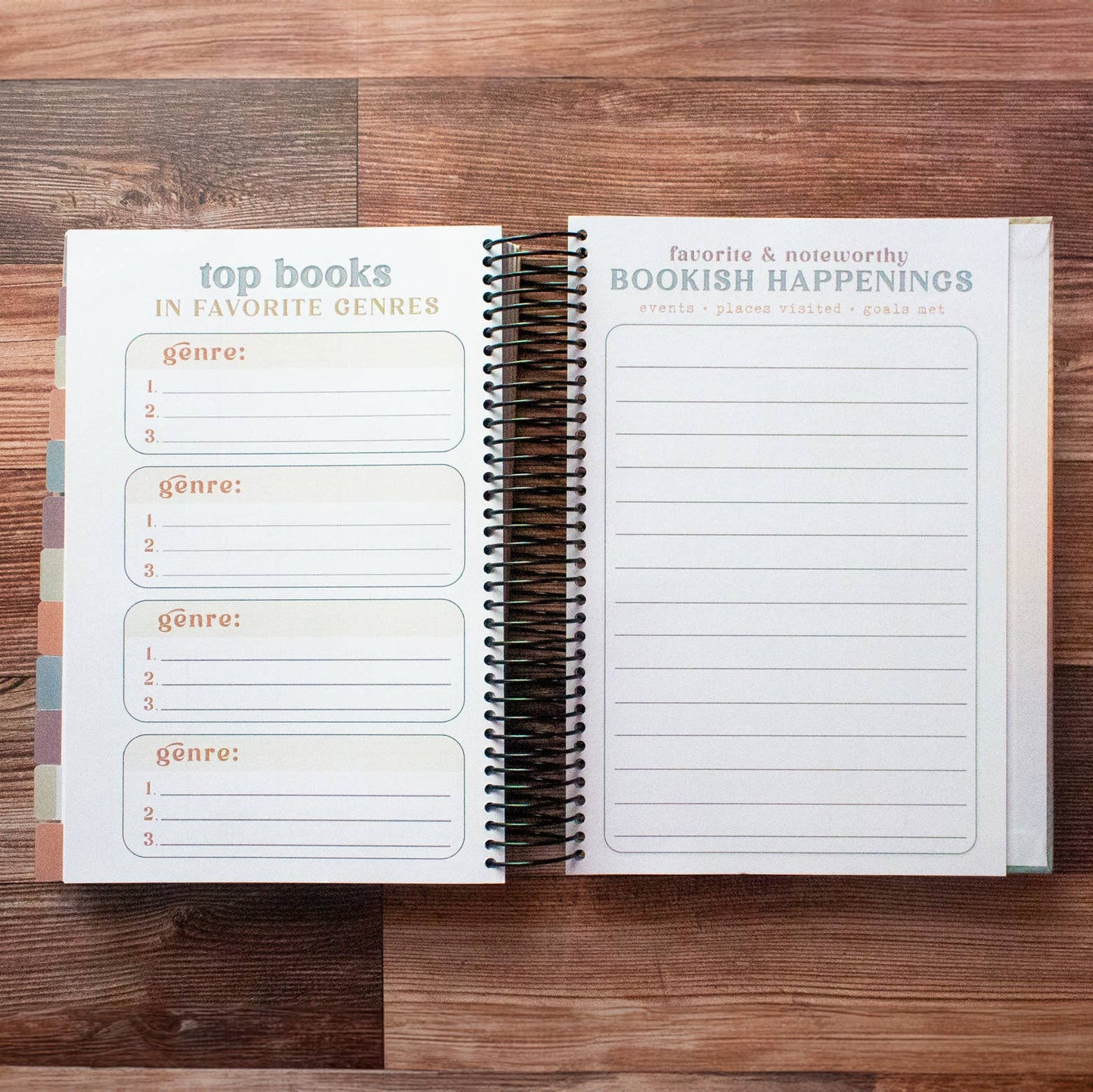 2025 Reading Tracker Notebook/Log