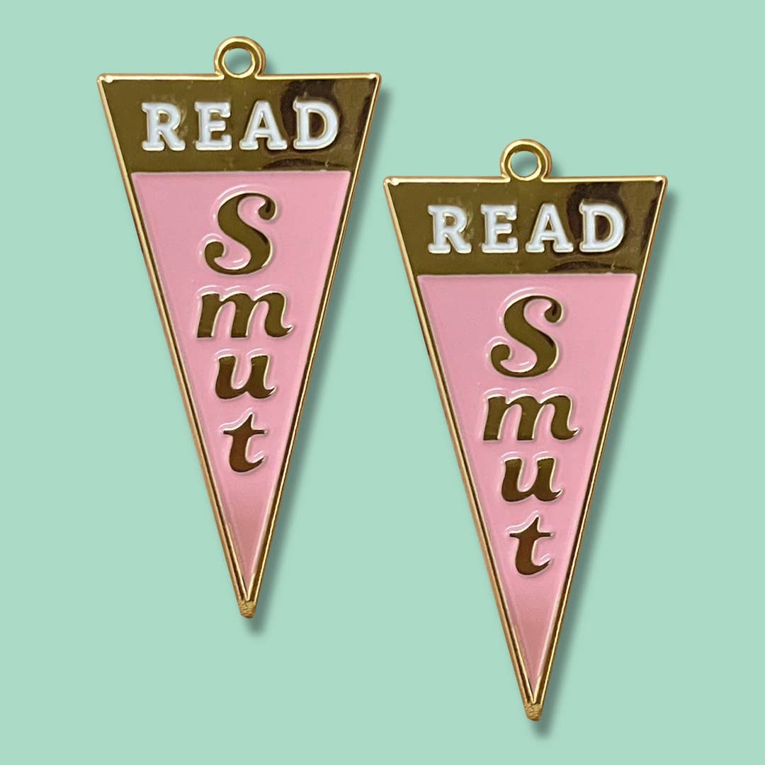 Read Smut earrings - gift for romance readers