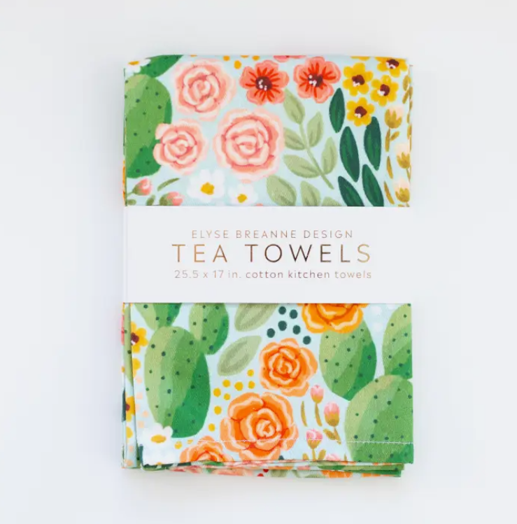 Pack of 2 Cactus Tea Towels